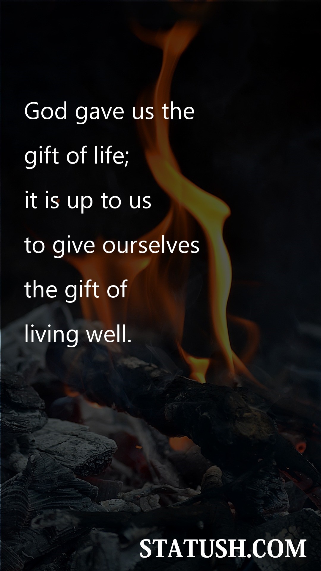 God gave us the - Lord Quotes at statush.com