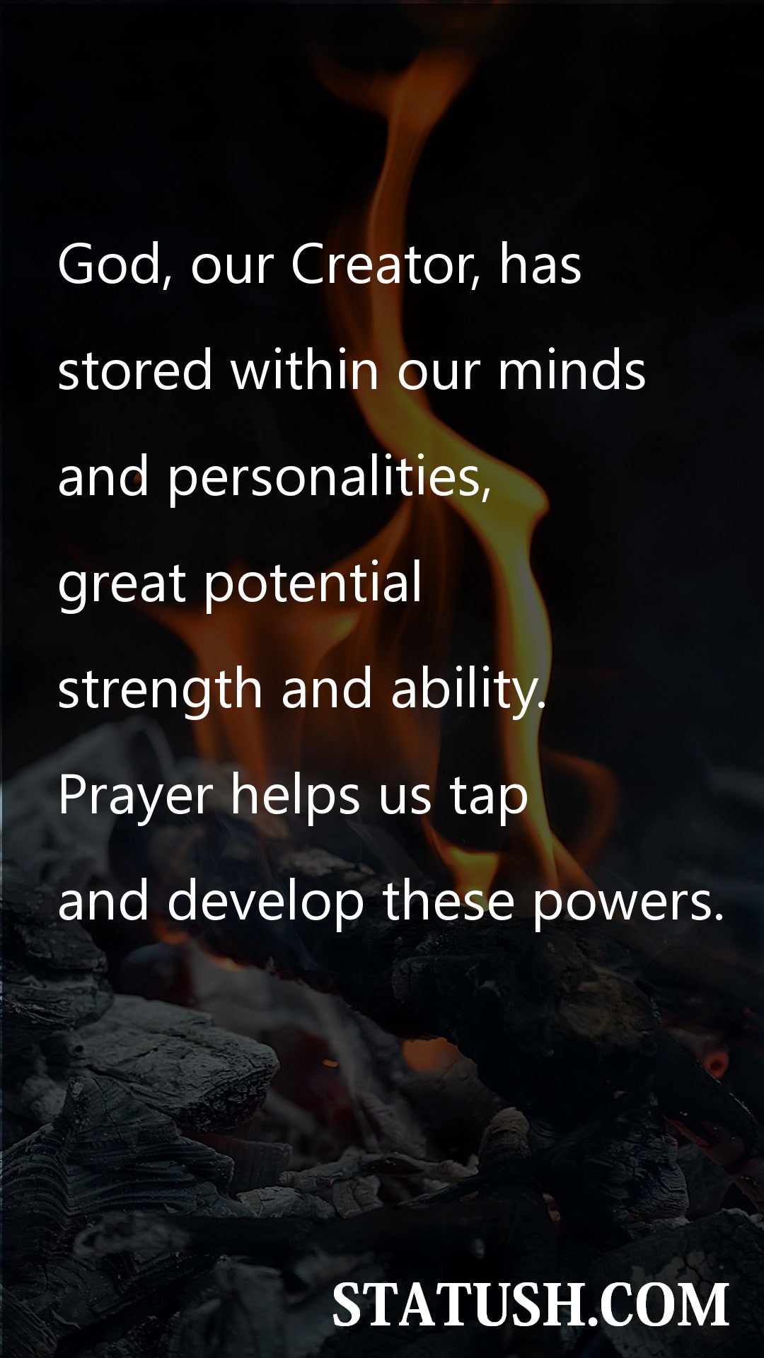 God our Creator has - Lord Quotes at statush.com