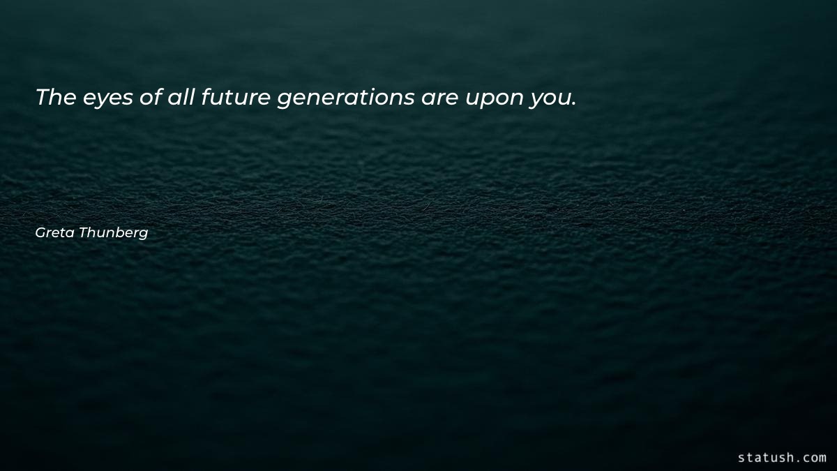 The eyes of all future - Future Quotes at statush.com