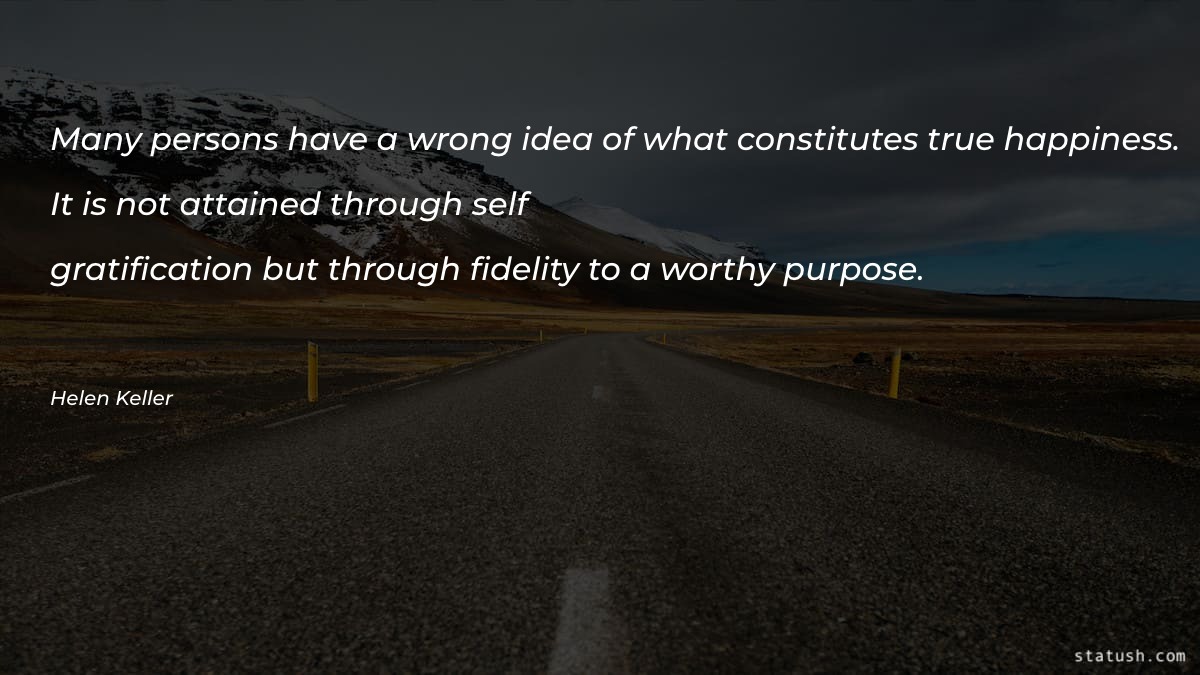 Many persons have a wrong