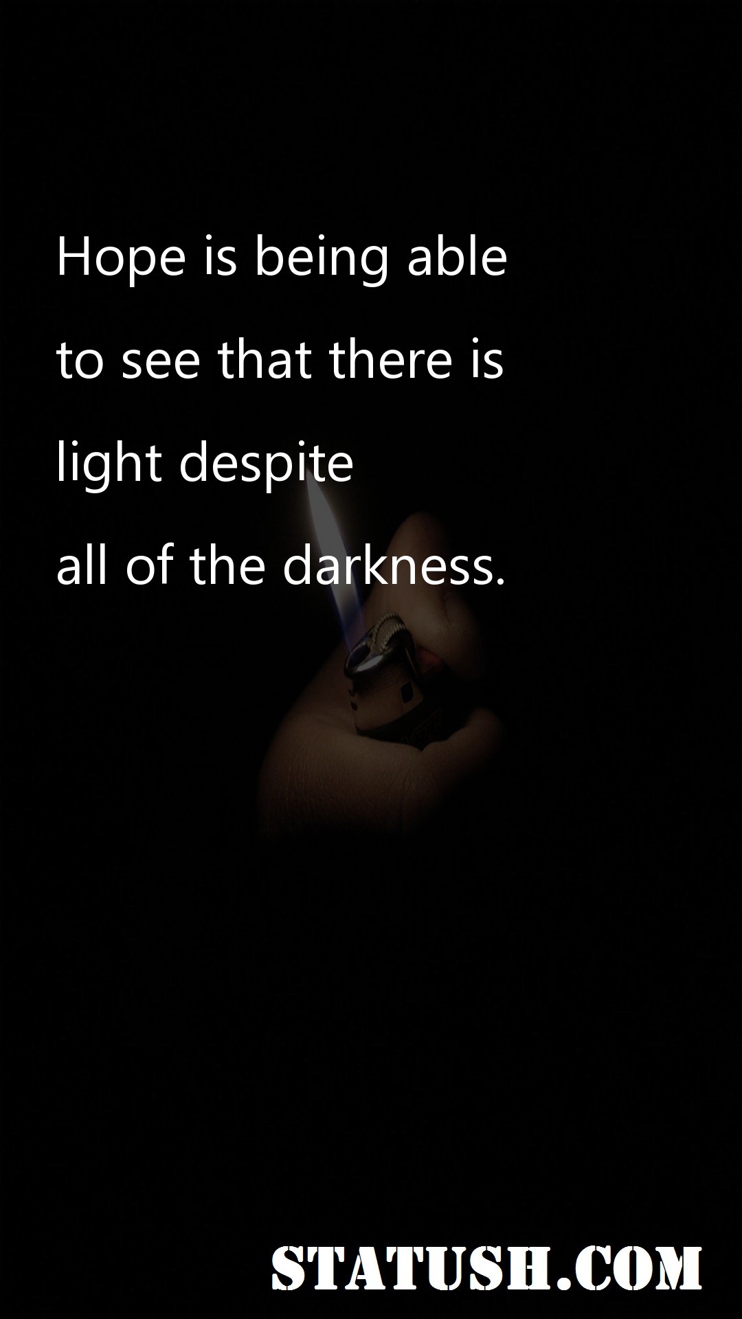 Hope is being able - Hope Quotes at statush.com