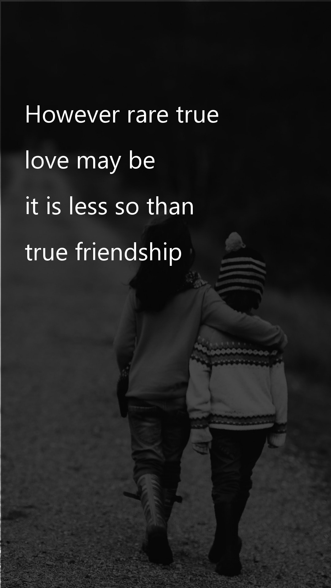 However rare true love may be - Friendship Quotes at statush.com