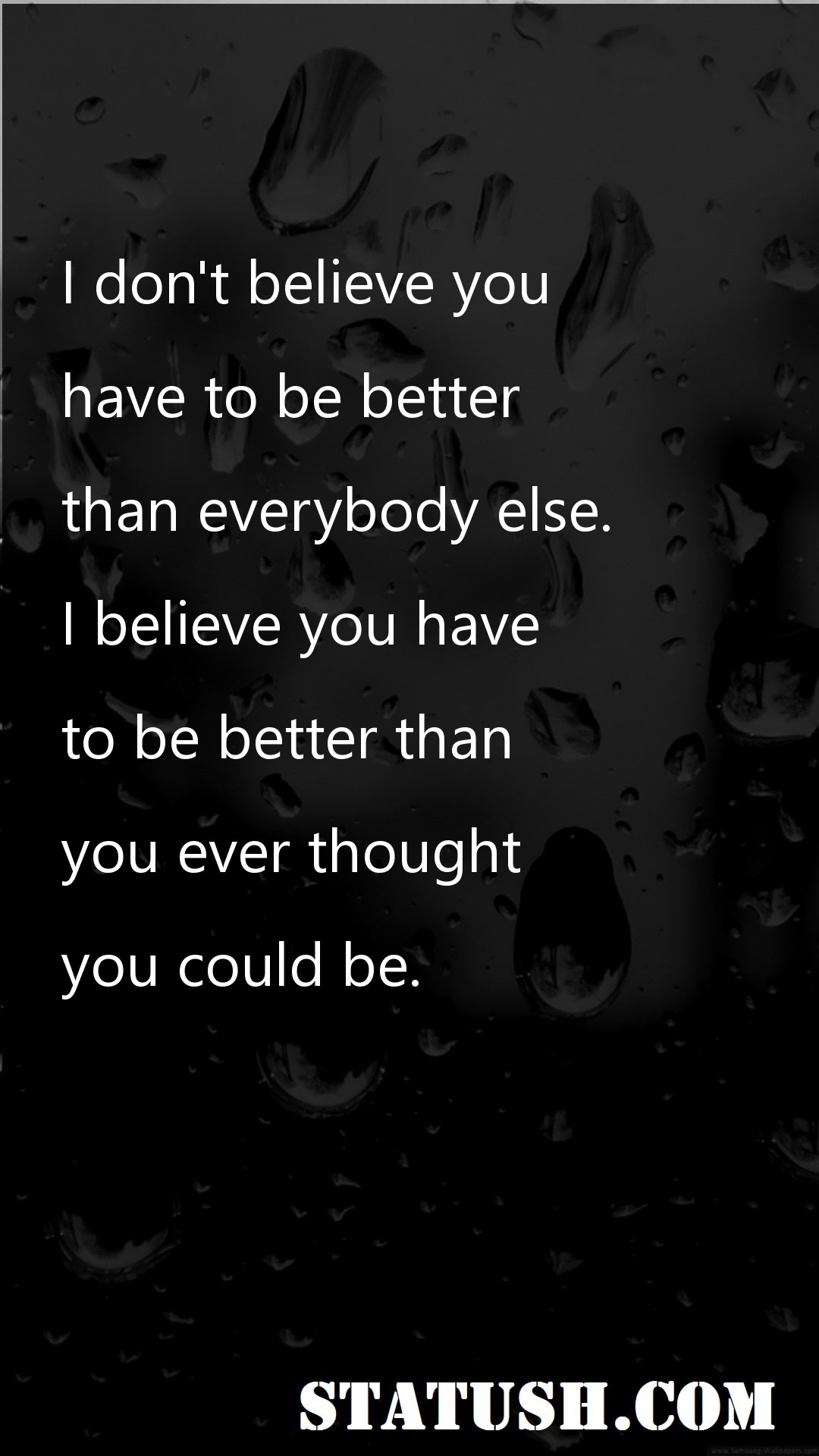 I dont believe you - Motivational Quotes at statush.com