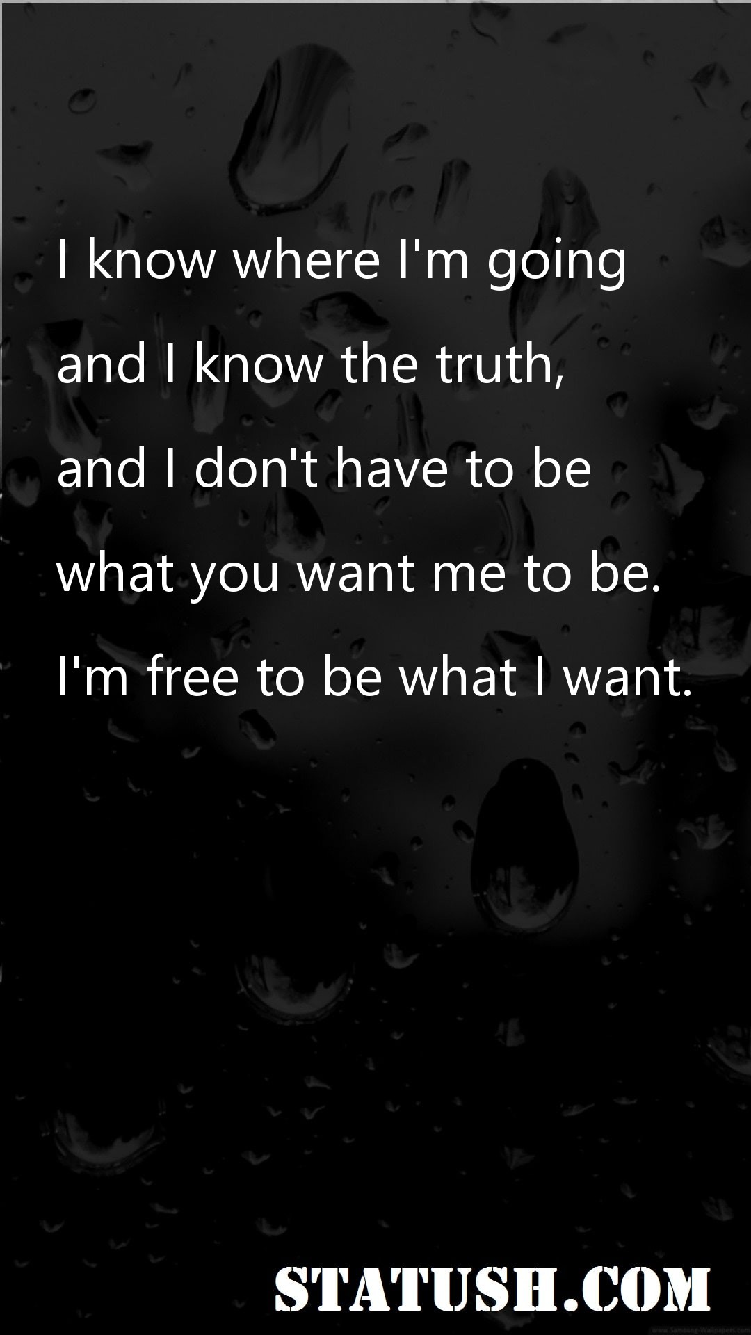 I know where Im going - Motivational Quotes at statush.com