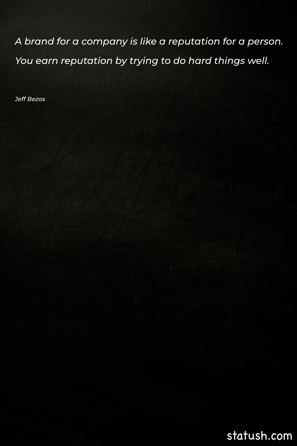 A brand for a company