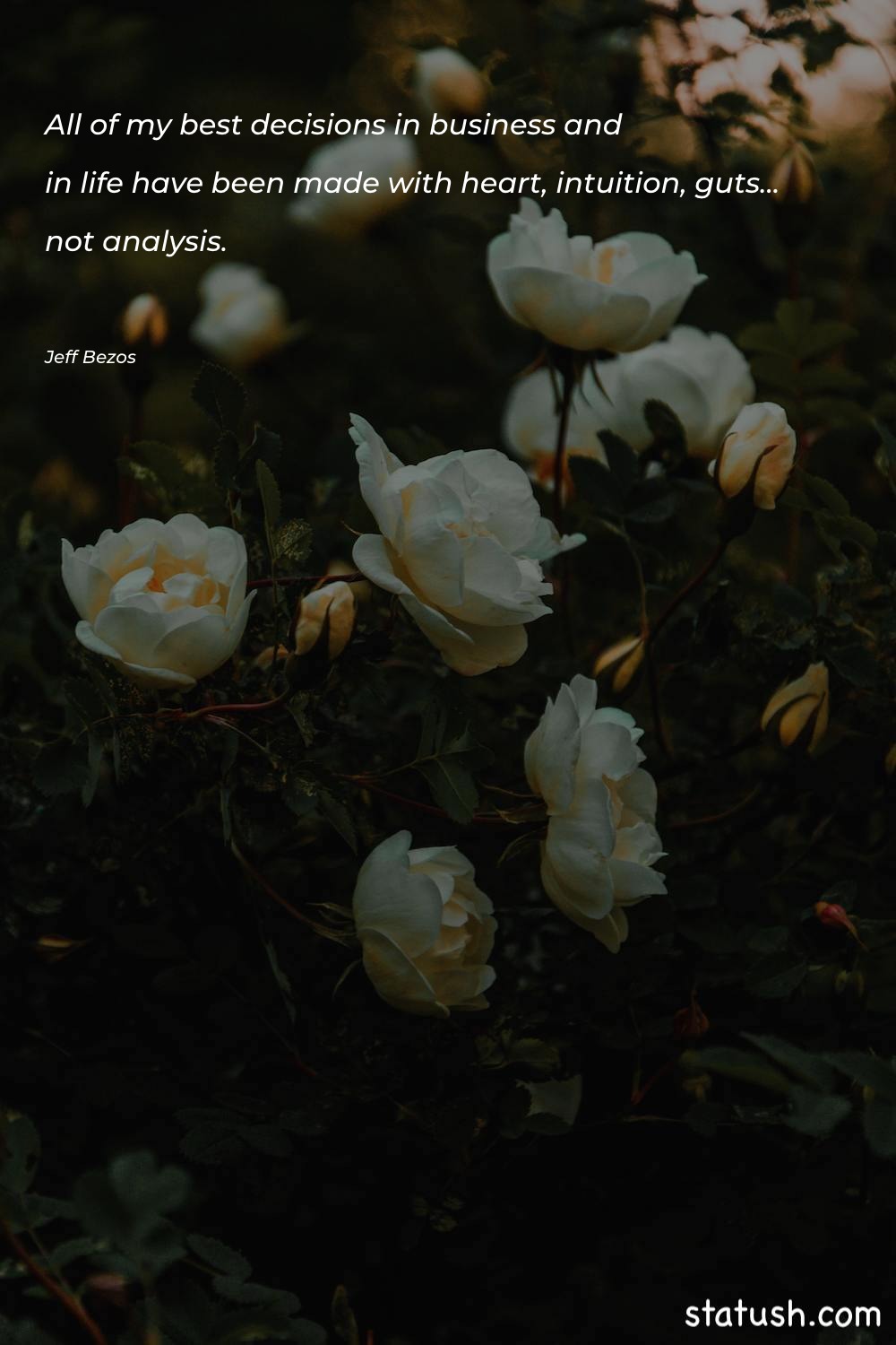 All of my best decisions