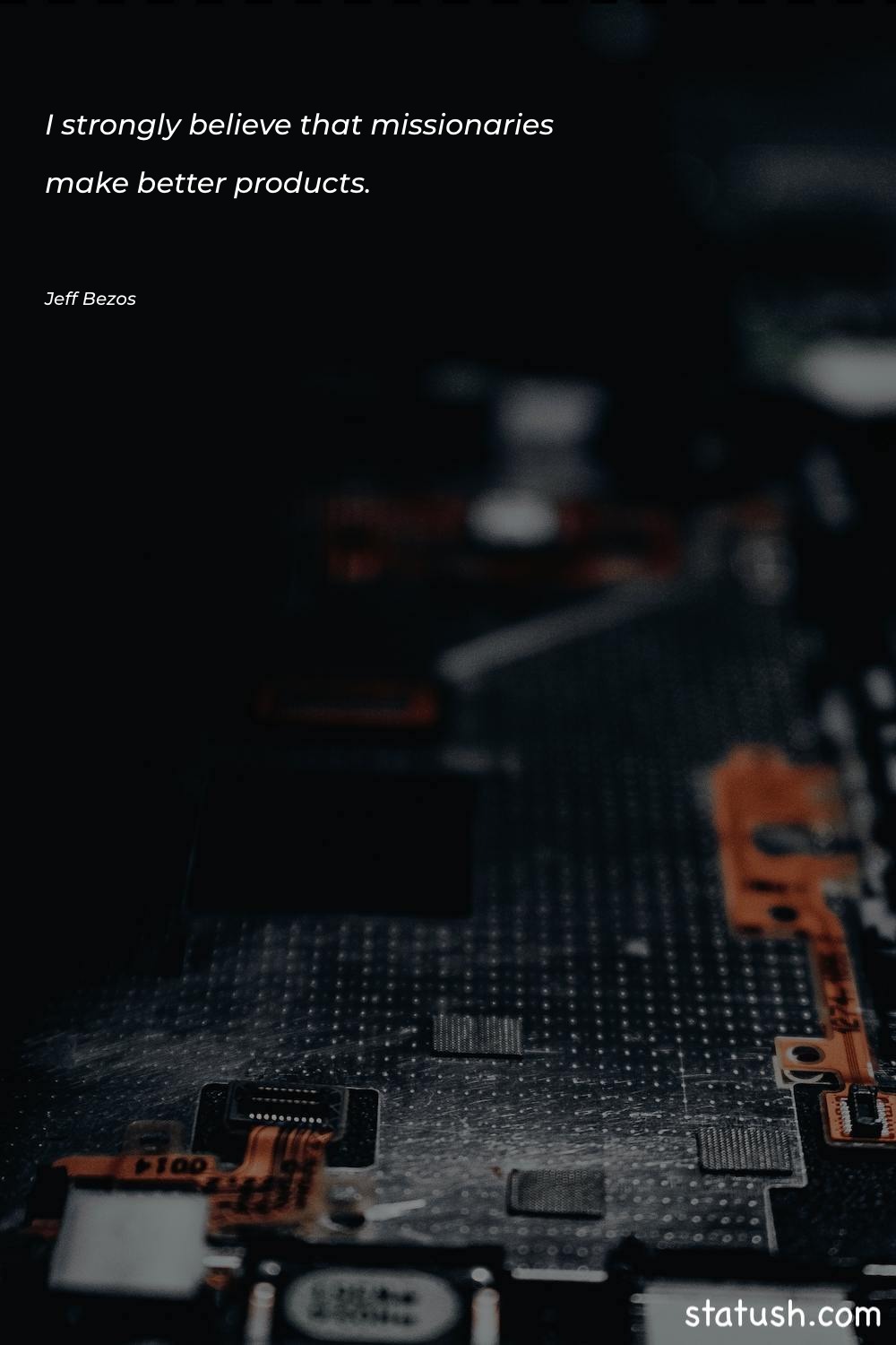 I strongly believe that missionaries