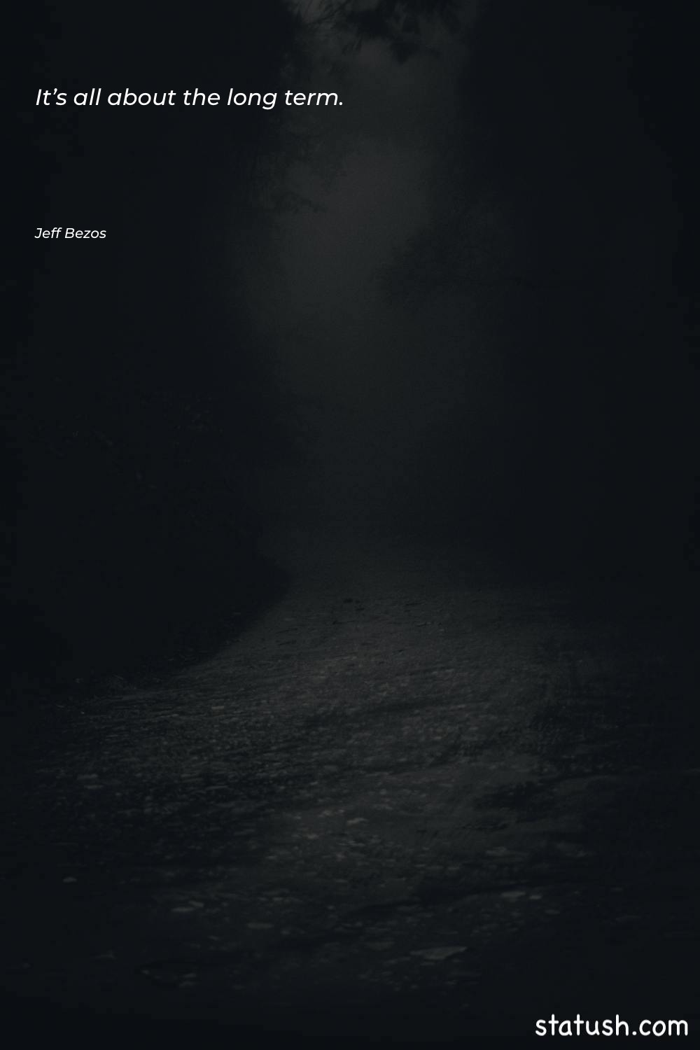 It’s all about the long