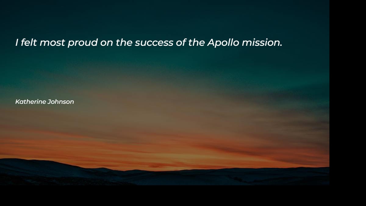 I felt most proud on the success of the Apollo mission - Motivational Quotes at statush.com