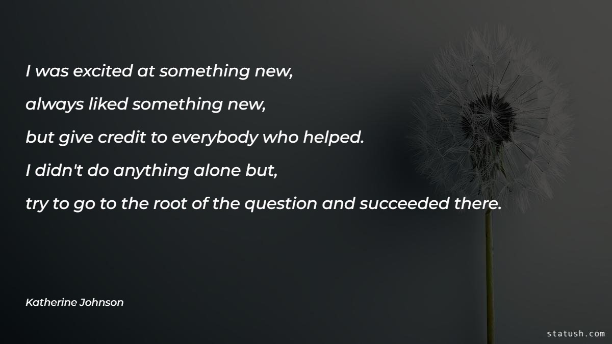 I was excited at something new - Motivational Quotes at statush.com