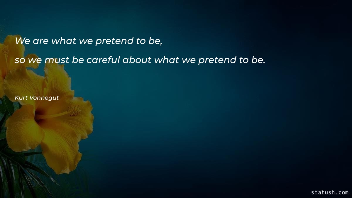 We are what we pretend