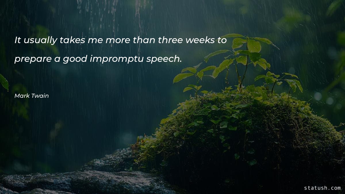 It usually takes me more than three weeks - Motivational Quotes at statush.com