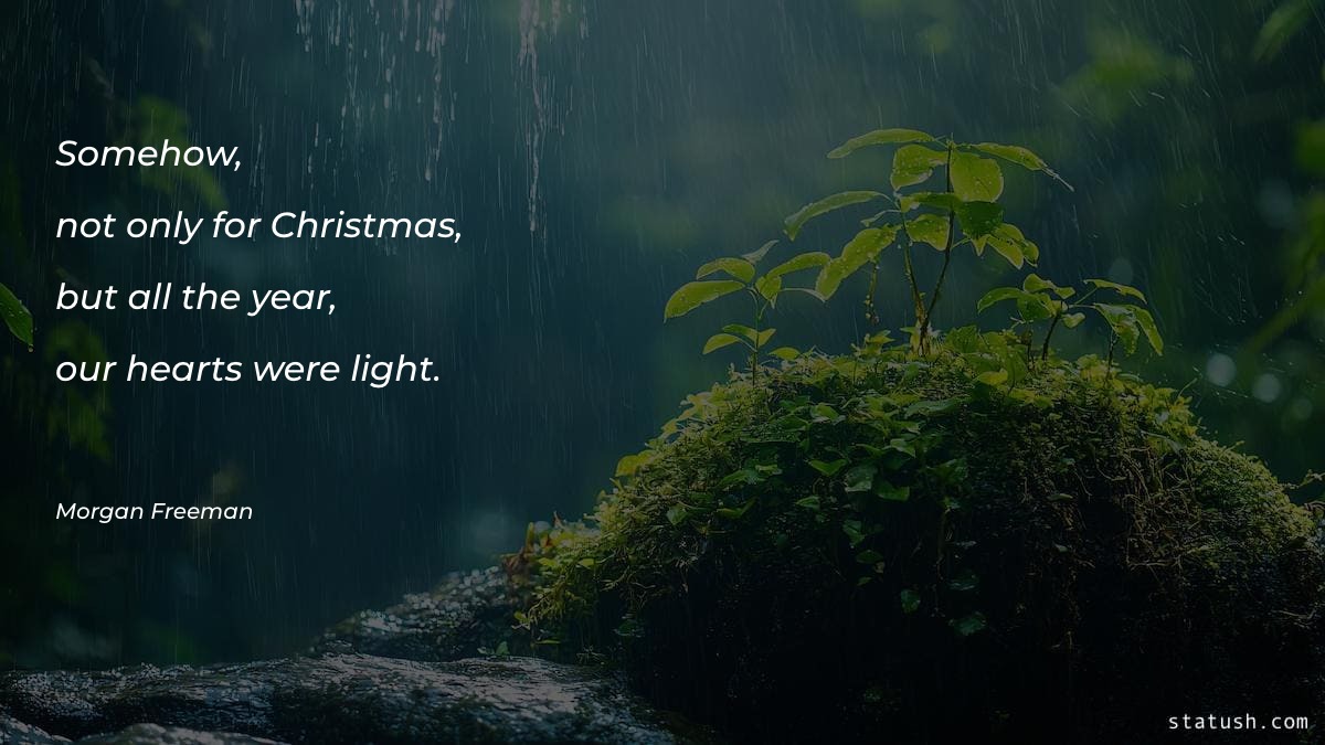 Somehow, not only for Christmas