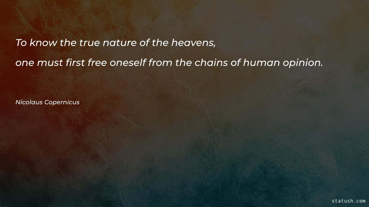 To know the true nature