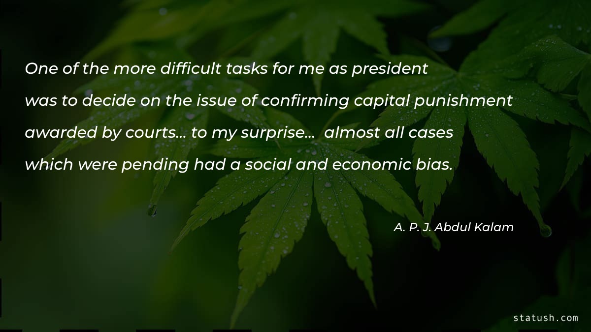 One of the more difficult tasks for me as president was - Education Quotes at statush.com