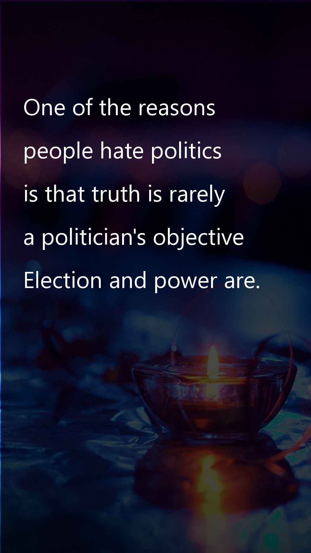 One of the reasons - Truth Quotes at statush.com