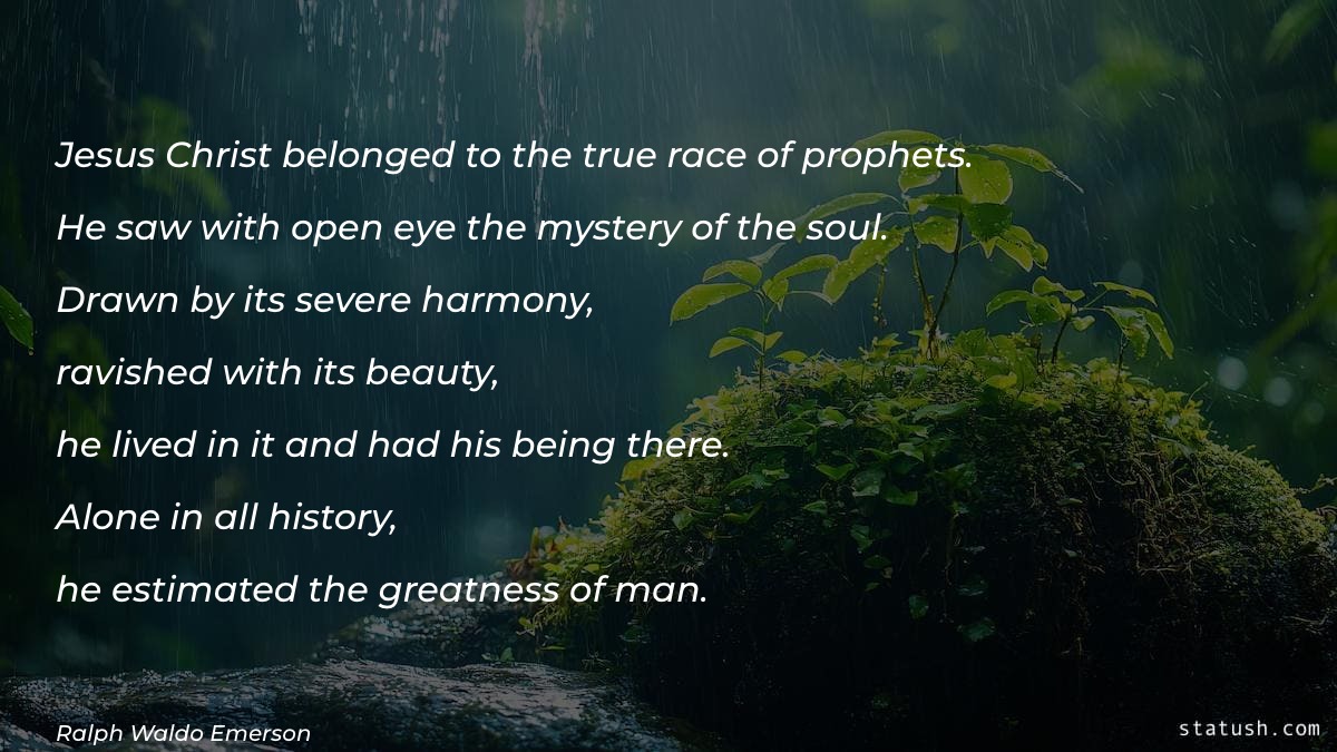 Jesus Christ belonged to the true Motivational Quotes at statush.com