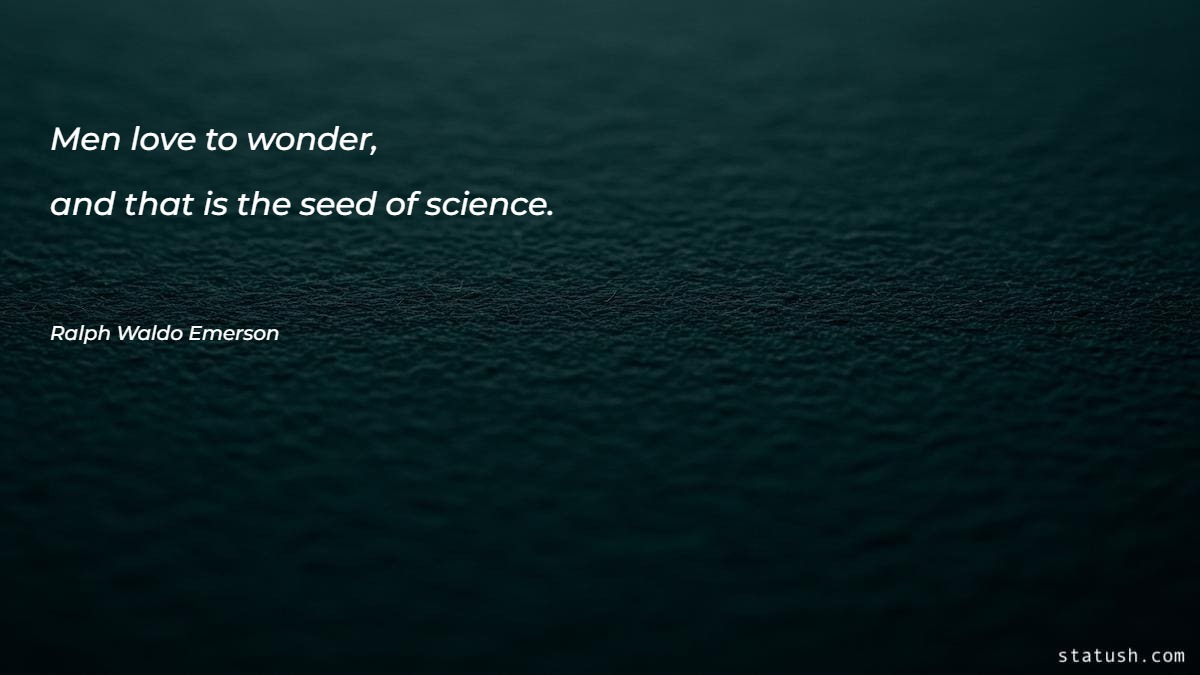Men love to wonder - Motivational Quotes at statush.com