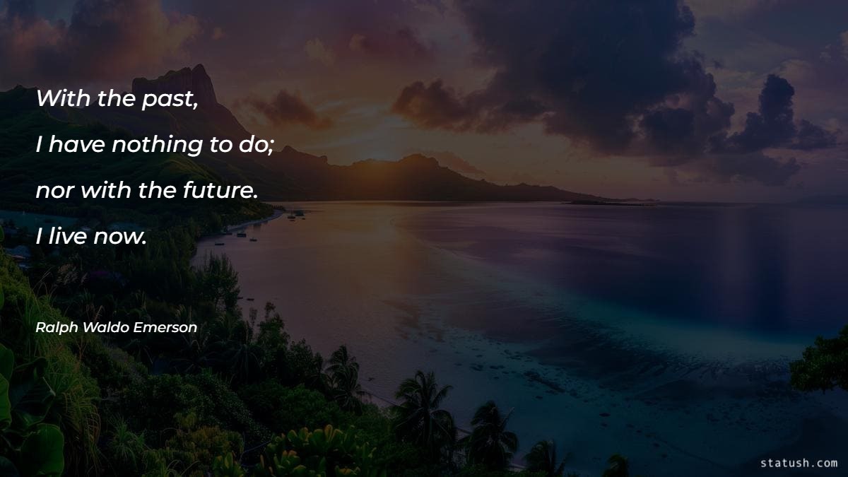 With the past - Motivational Quotes at statush.com