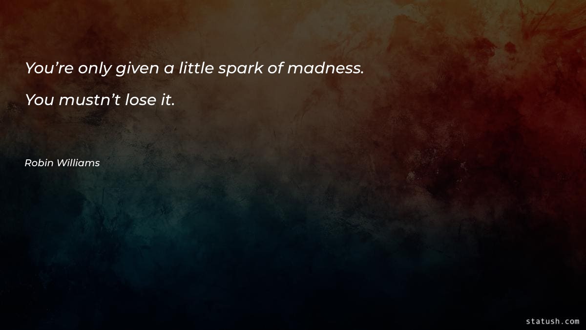 You’re only given a little