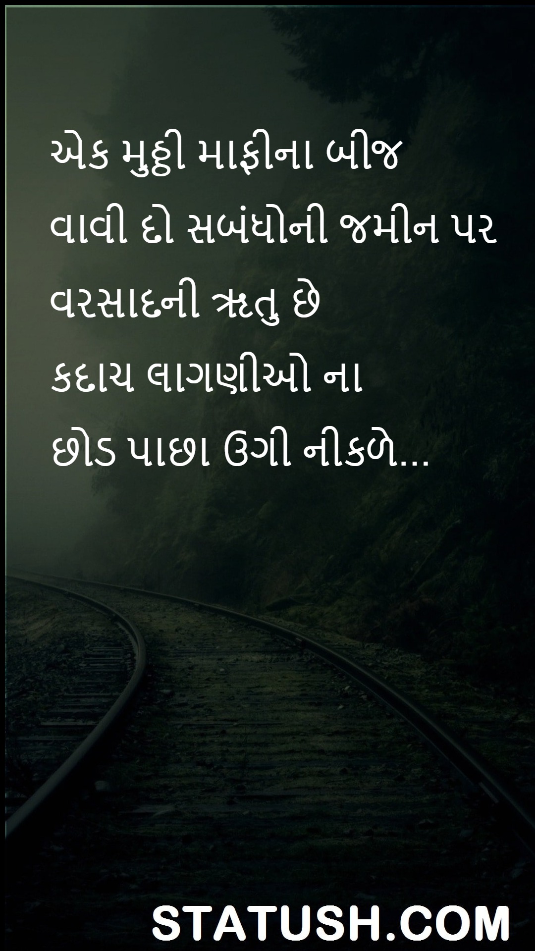 Sow a handful of forgiveness seeds on the land - Gujarati Quotes at statush.com