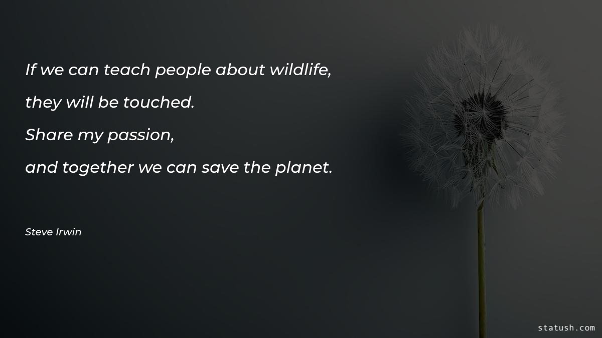 If we can teach people