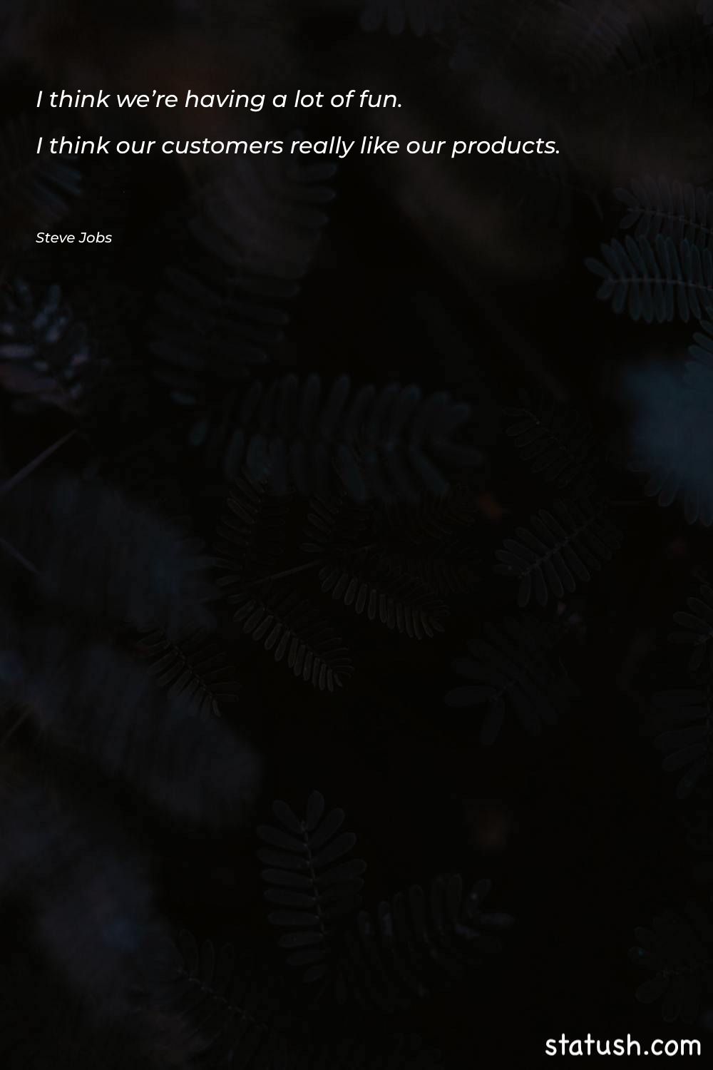 I think we’re having a