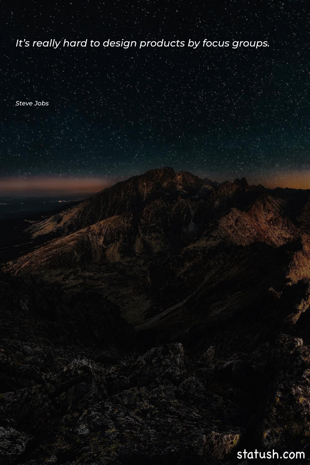 It’s really hard to design