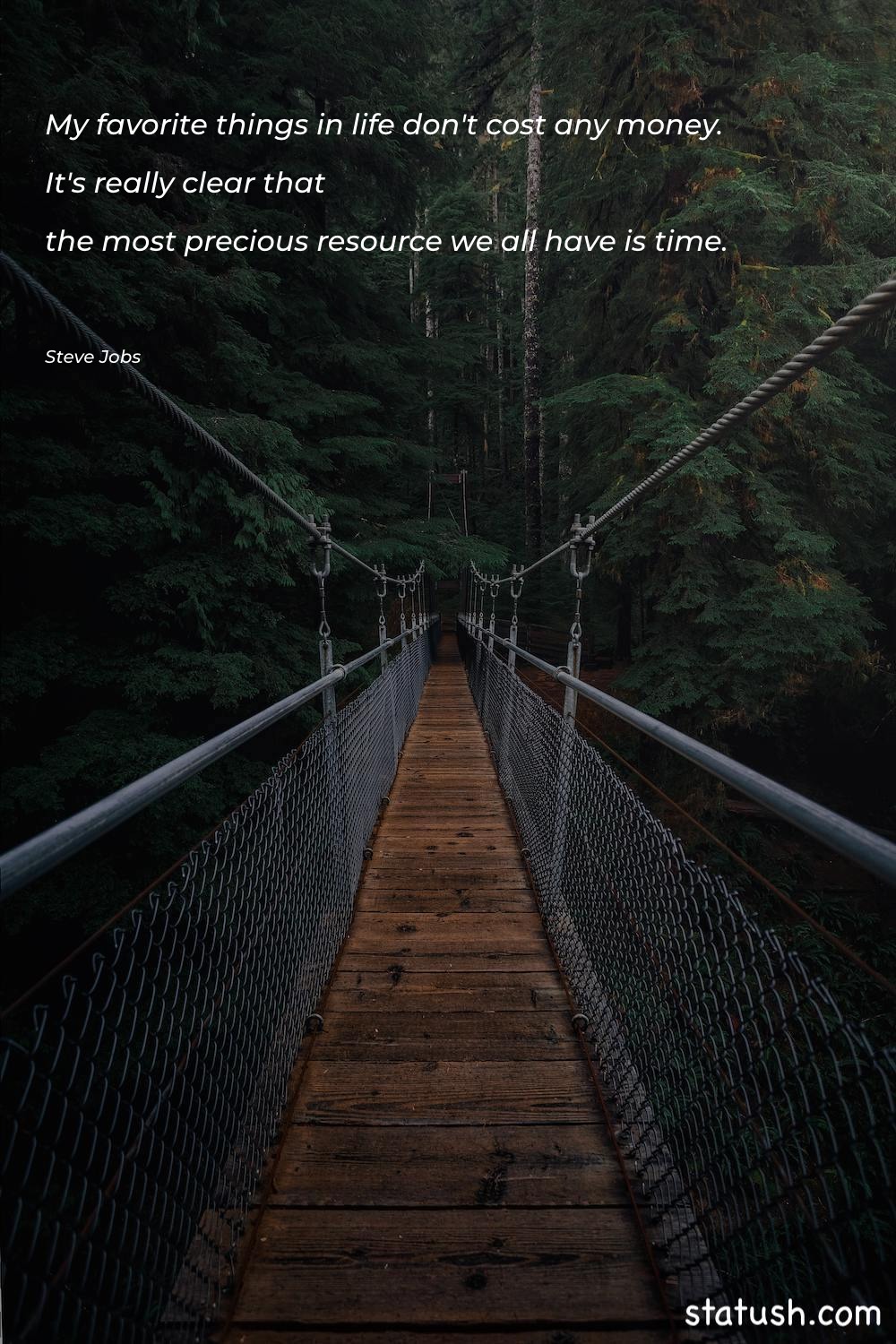 My favorite things in life - Motivational Quotes at statush.com