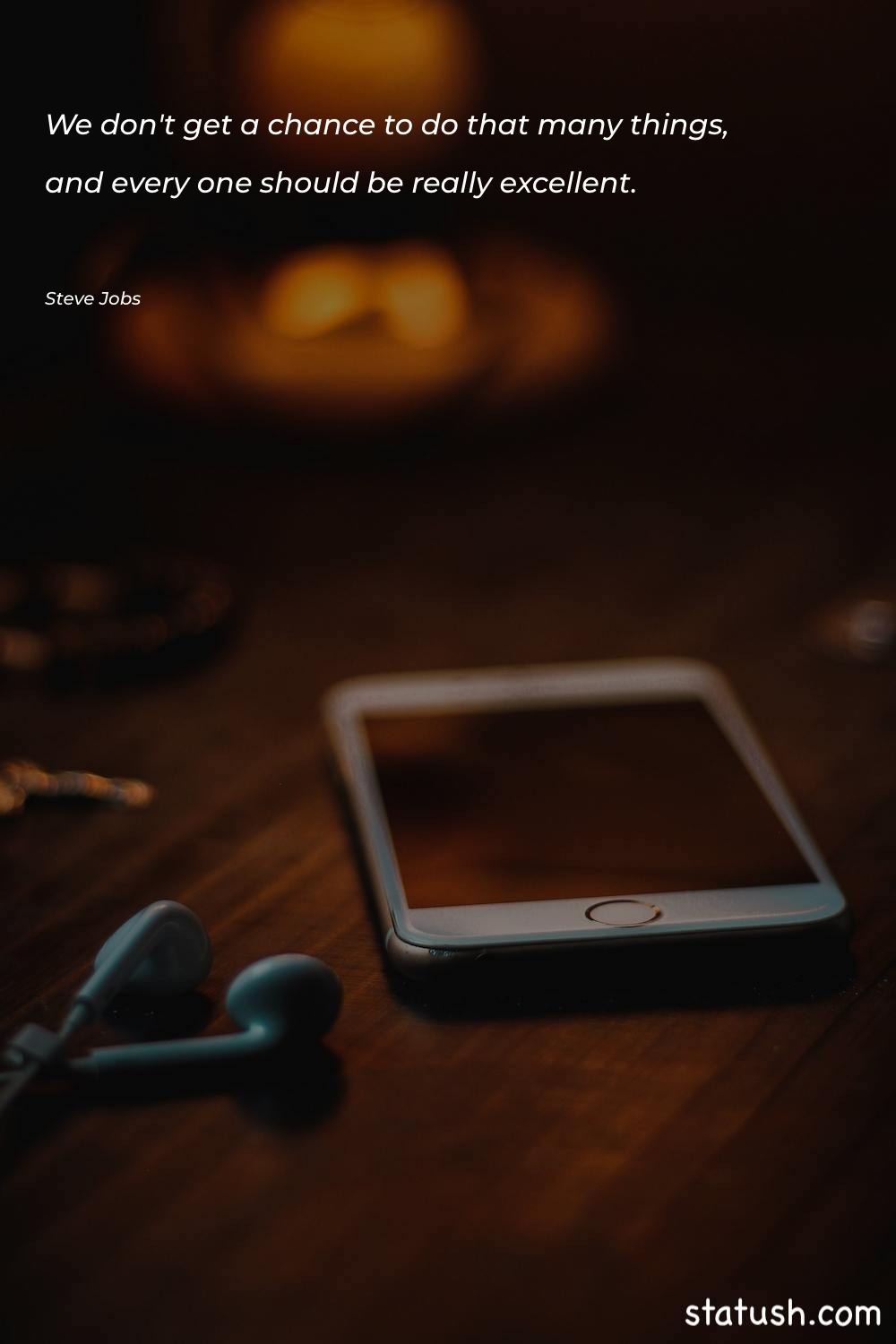 We don't get a chance