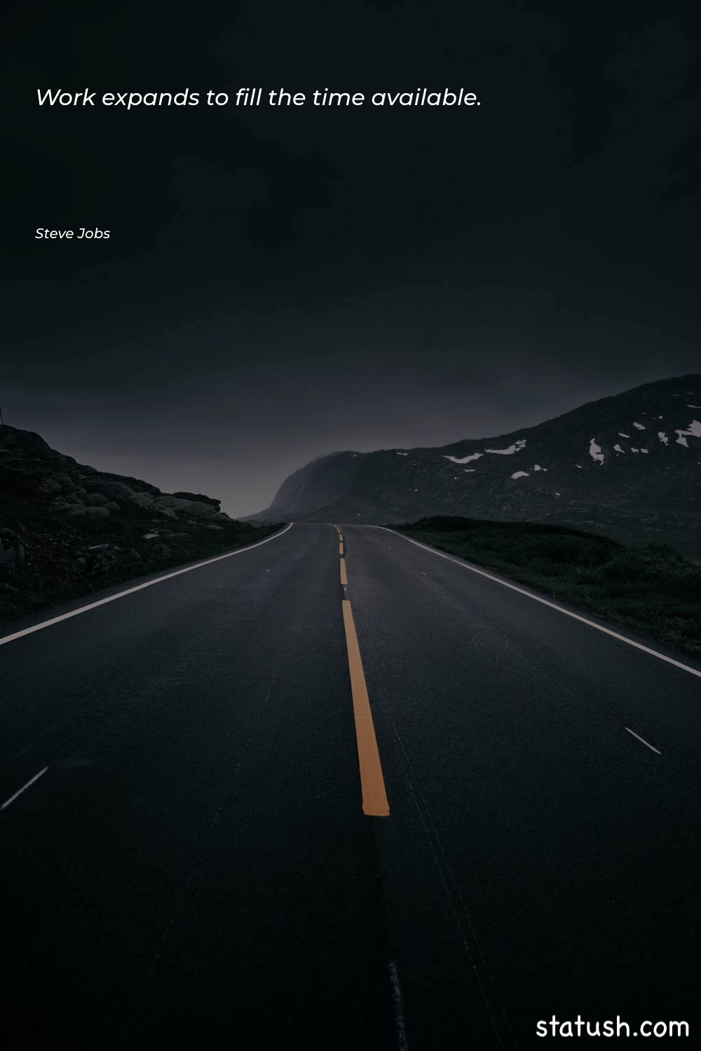 Work expands to fill the