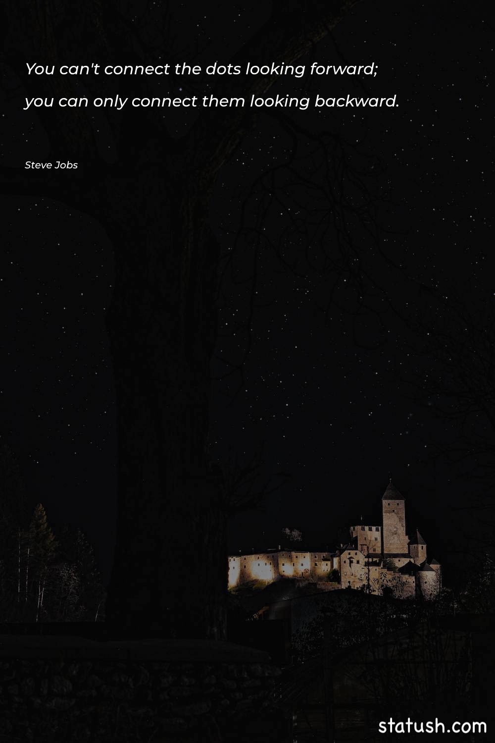 You can't connect the dots - Motivational Quotes at statush.com