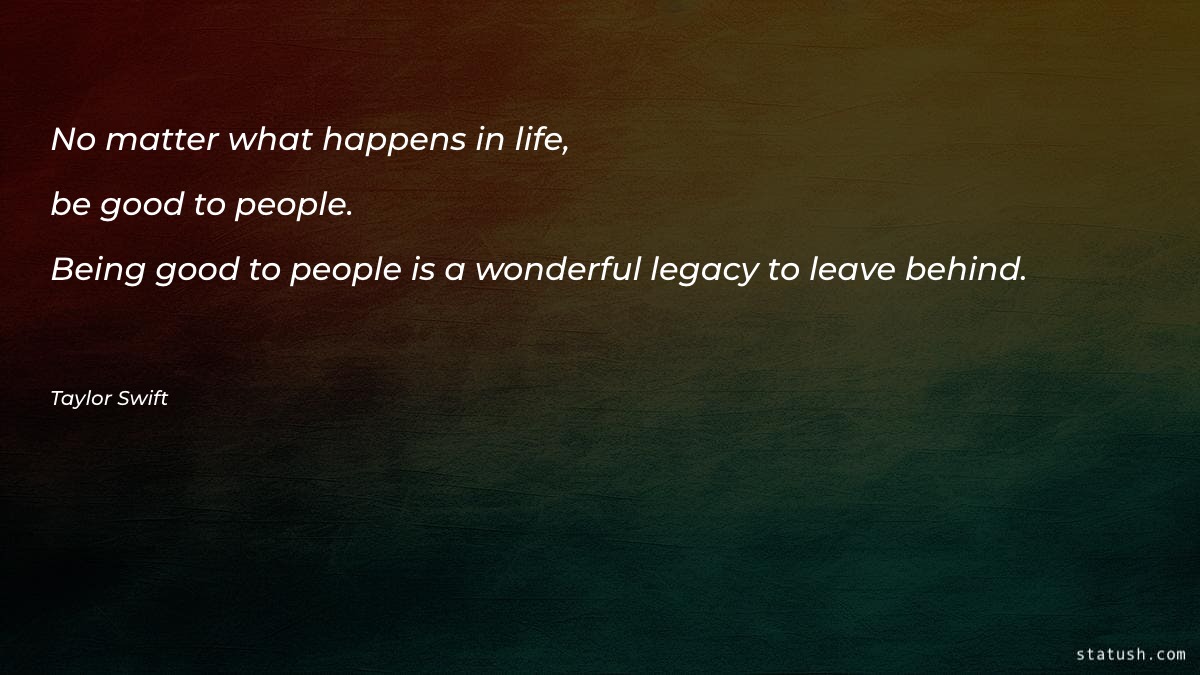 No matter what happens in