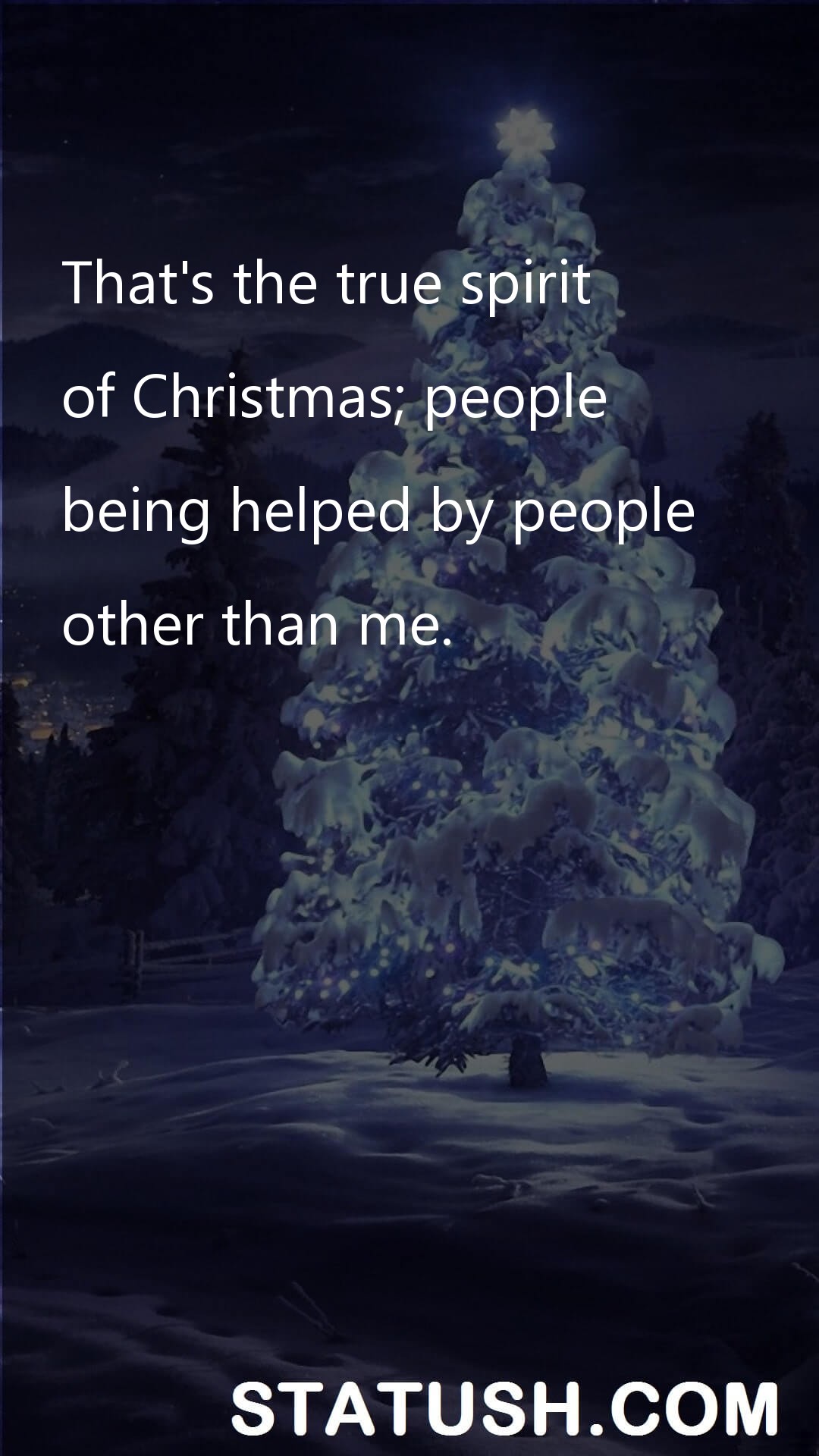 Thats the true spirit Happy Christmas Day - Christmas Quotes at statush.com