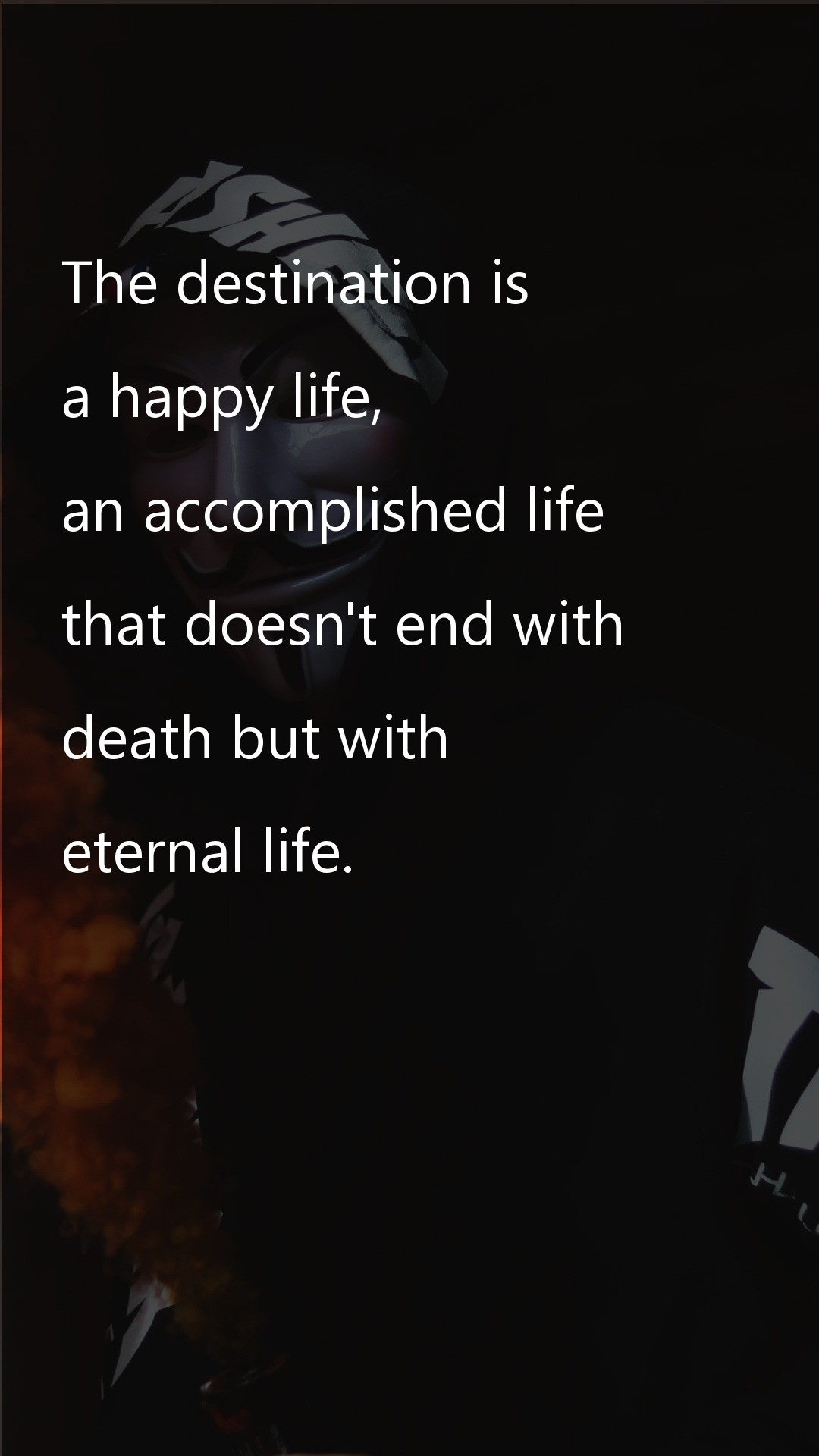 The destination is - Death Quotes at statush.com