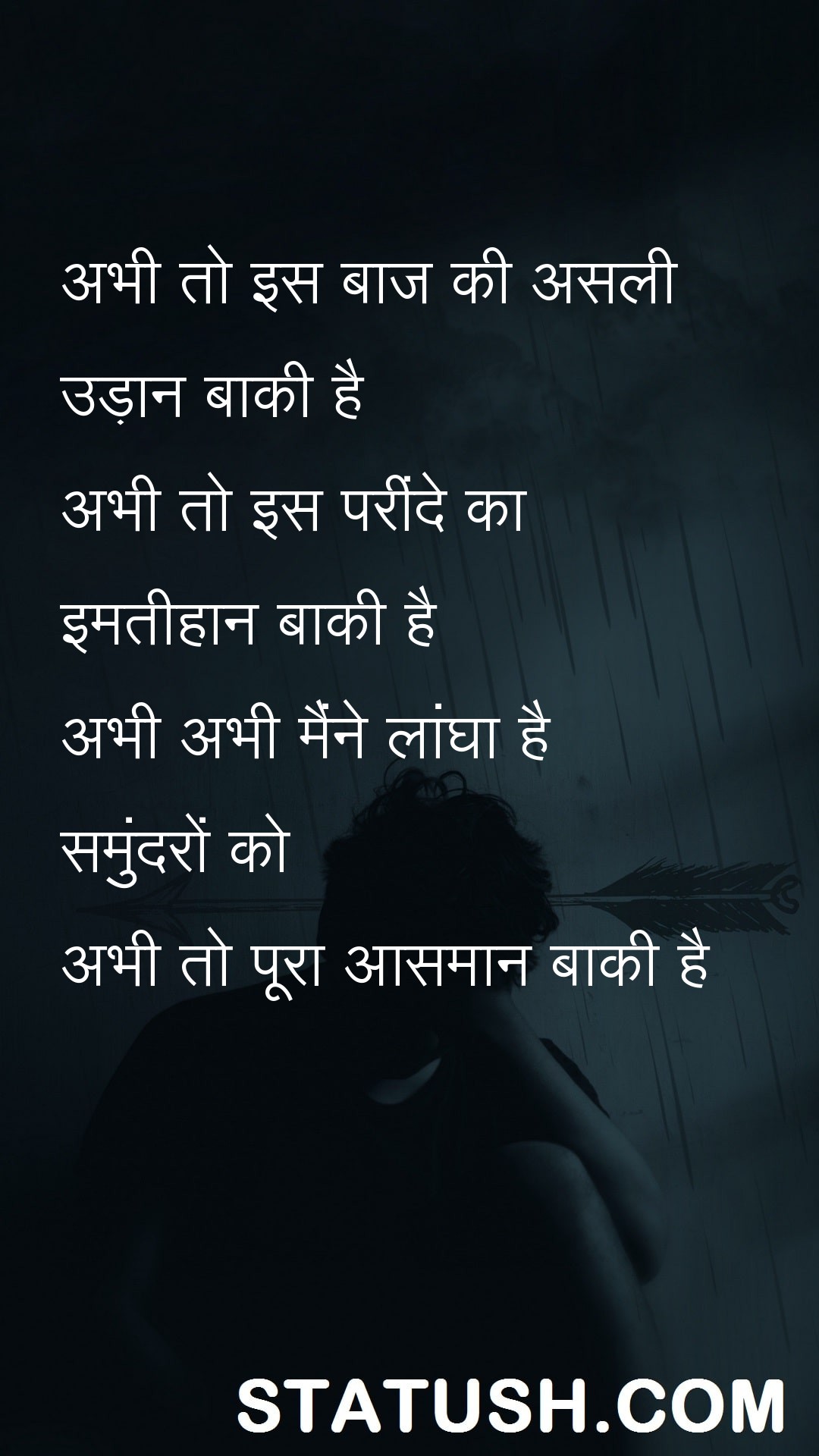 The real flight of this eagle still remains - Shayri Quotes at statush.com