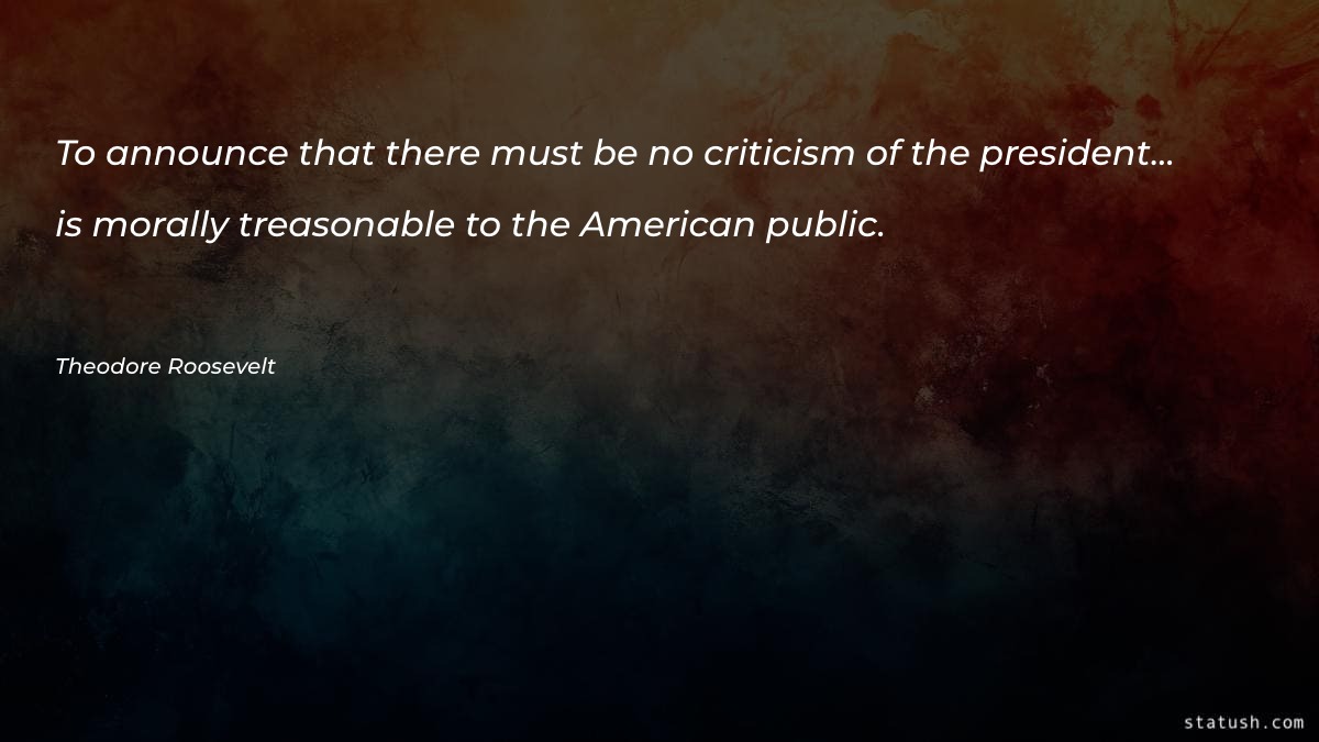 To announce that there must be no criticism - Motivational Quotes at statush.com