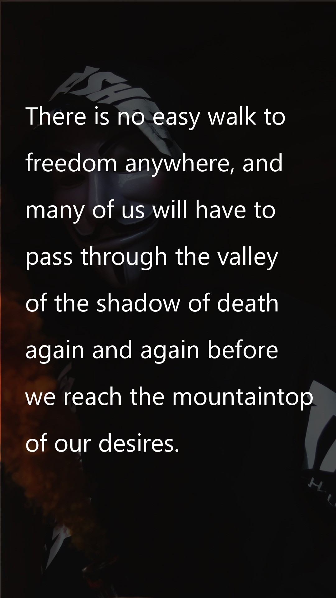 There is no easy walk to Death Quotes at statush.com