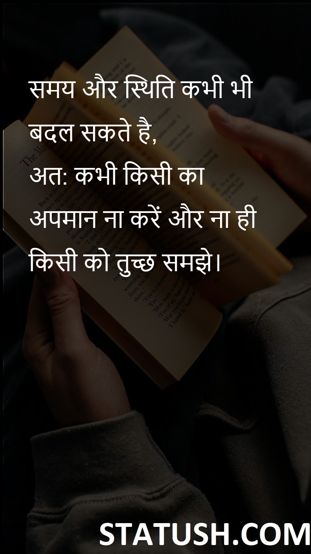 Time and situation can change at any time - Hindi Quotes at statush.com