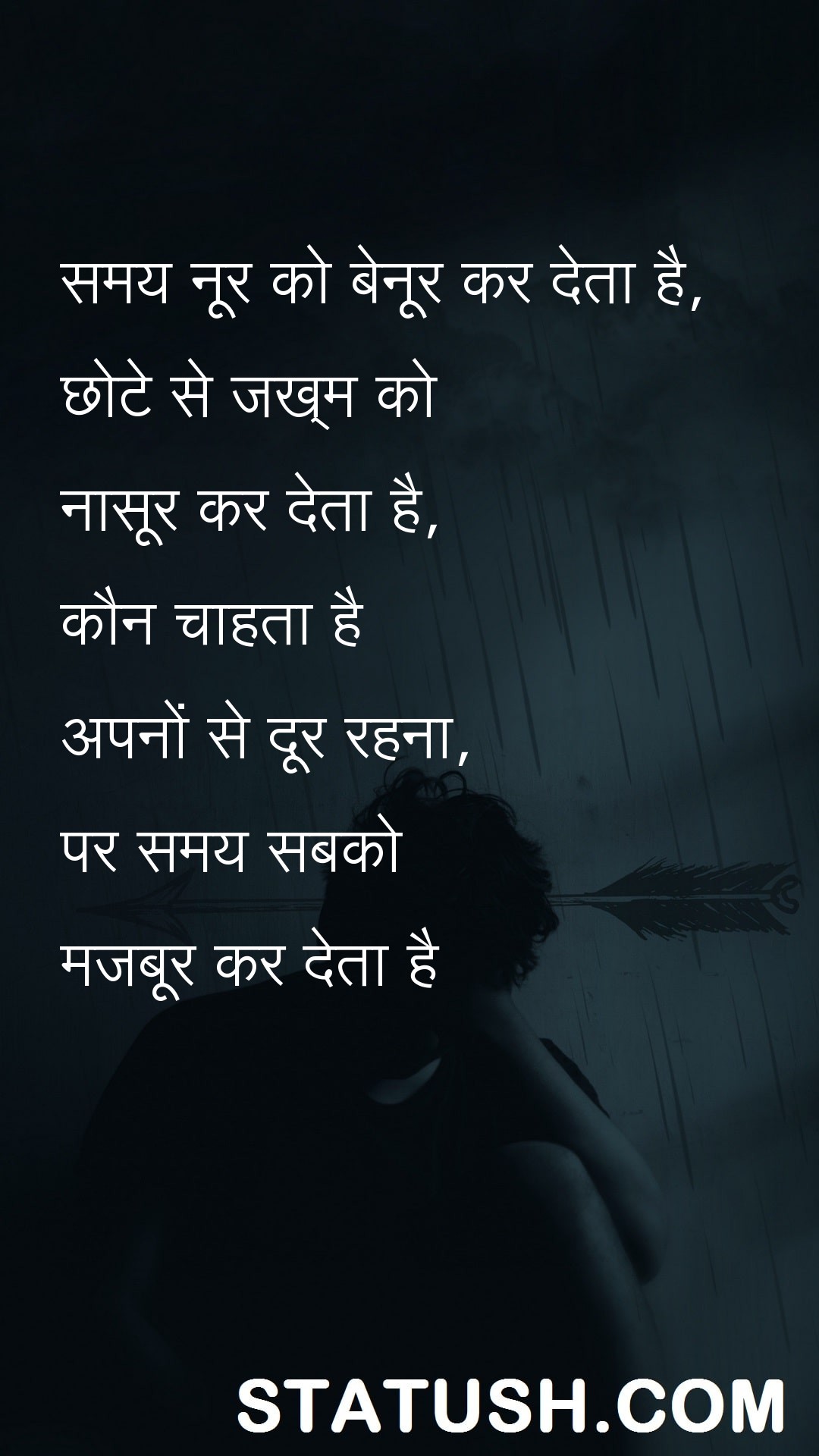 Time destroys Noor - Shayri Quotes at statush.com