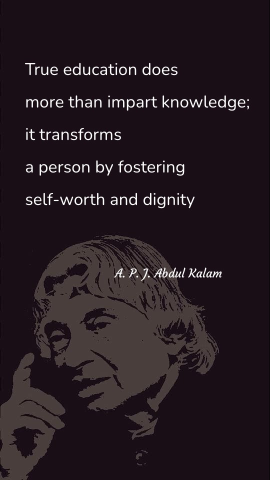 True education enhances the dignity - Education Quotes at statush.com