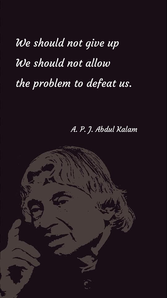 We should not give up - Amazing Quotes at statush.com