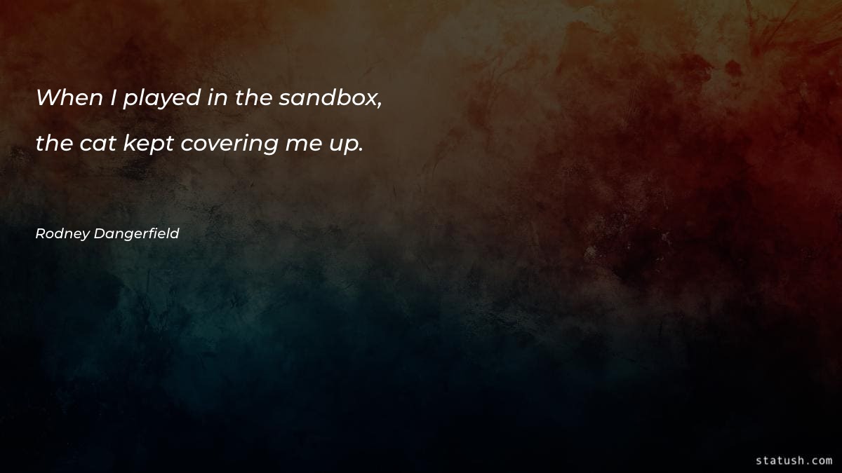 When I played in the sandbox Music Quotes at statush.com