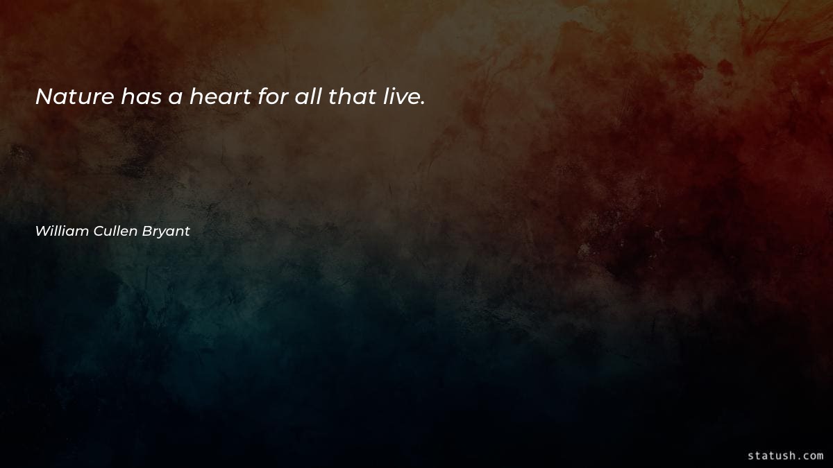 Nature has a heart for