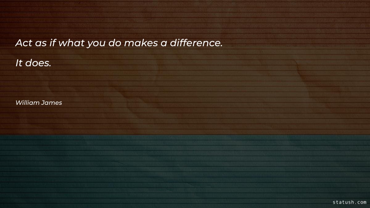 Act as if what you Motivational Quotes at statush.com