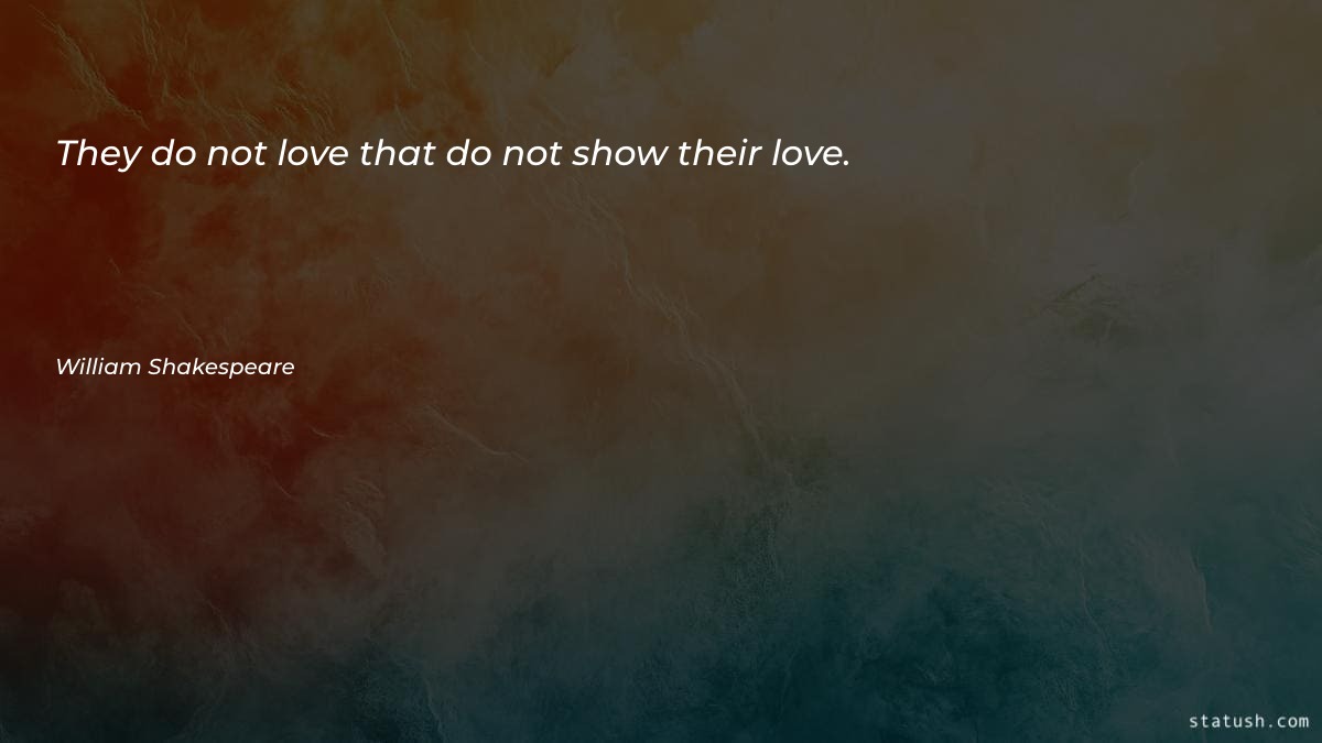 They do not love that