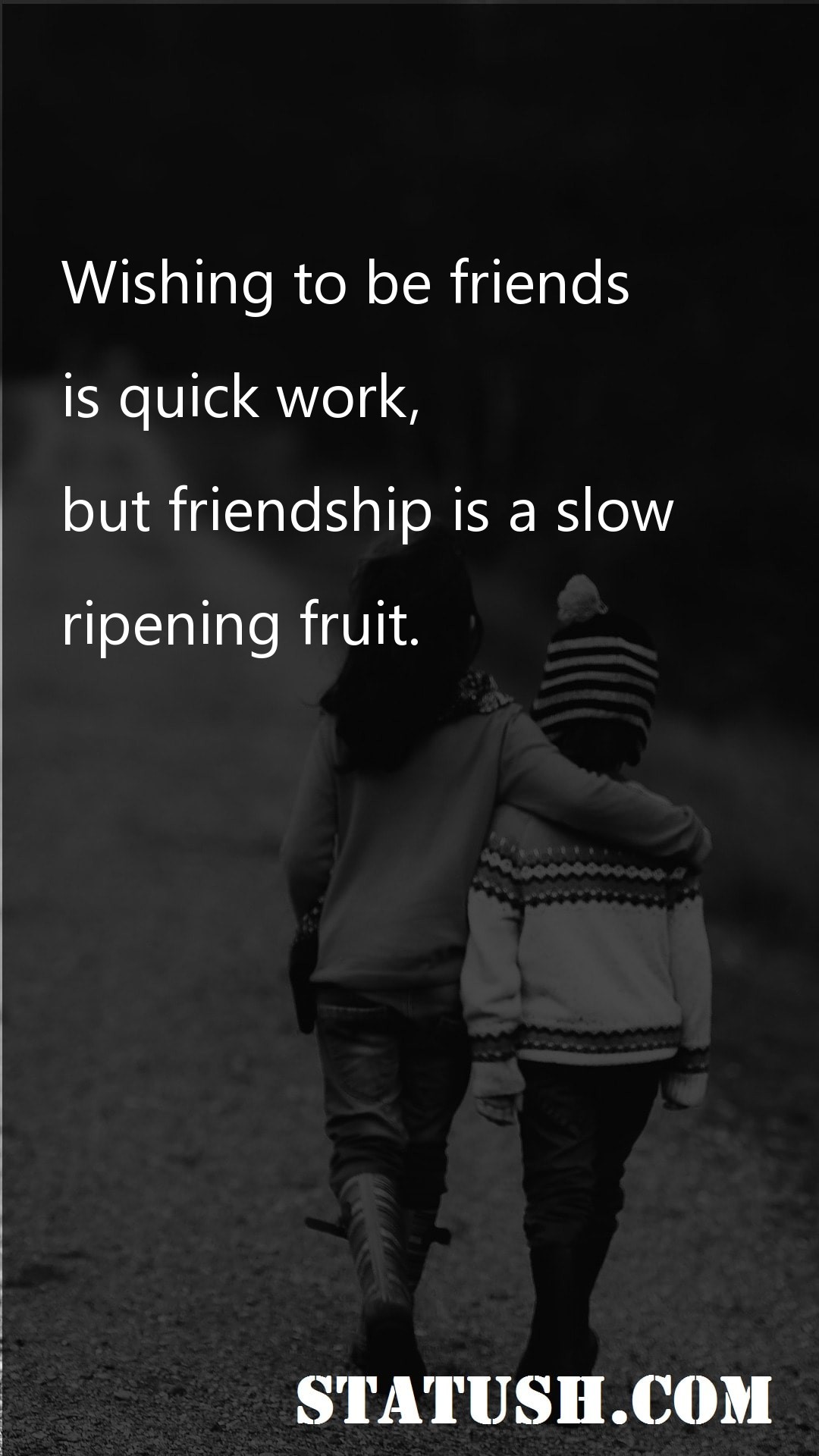 Wishing to be friends Friendship Quotes at statush.com