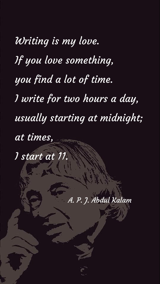 Writing is my love If you love something - Amazing Quotes at statush.com