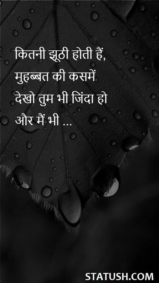 You are alive and I am too - Hindi Quotes at statush.com